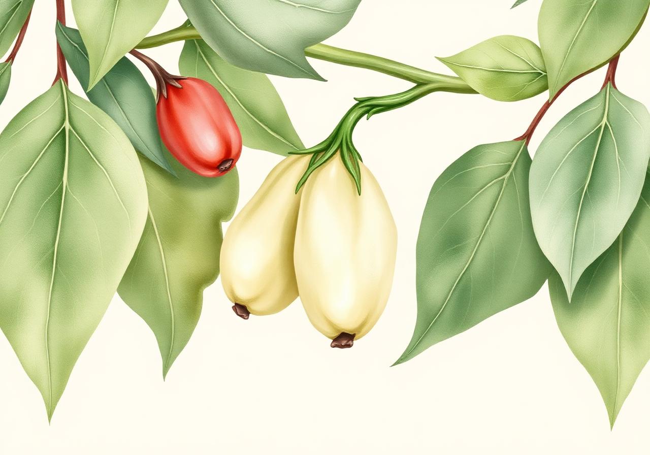 Fava bean illustration